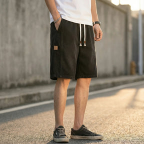 [Leve 4, Pague Só 2!] Bermuda Jeans Knox Masculina em Sarja de Algodão e Poliéster com Cós Elástico + BRINDES