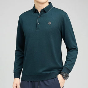 [Leve 5, Pague Só 3] Camisa Polo Ragnar Masculina em Algodão, Poliéster e Elastano com Gola Estruturada e Manga Longa Flexível + BRINDES