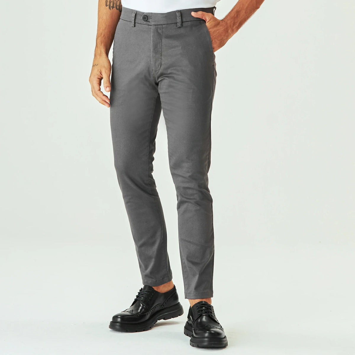 Calça Daily em Alfaiataria Chumbo