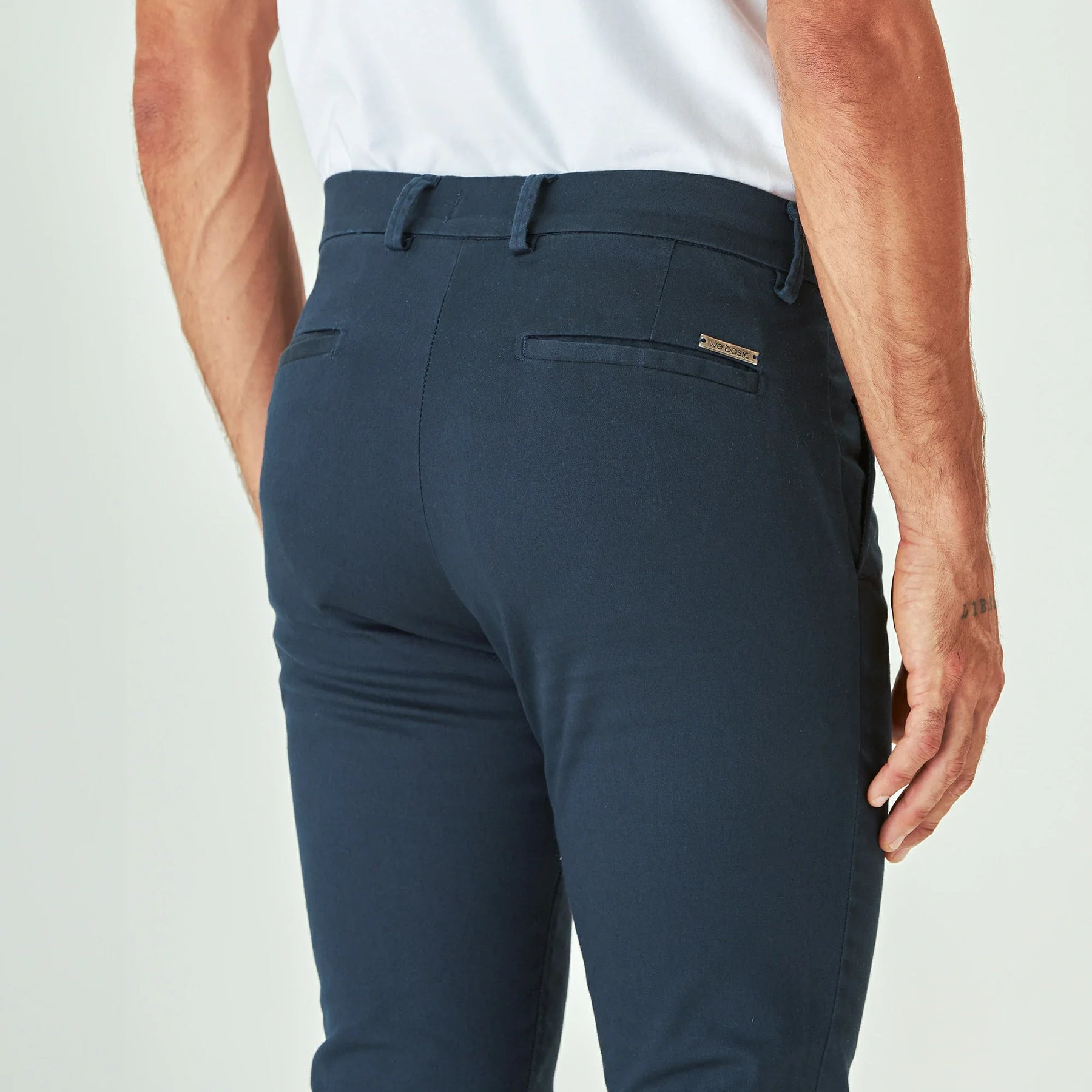 Calça Daily em Alfaiataria Marinho