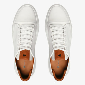 Tênis Masculino Branco em Couro - Mykonos 3.0