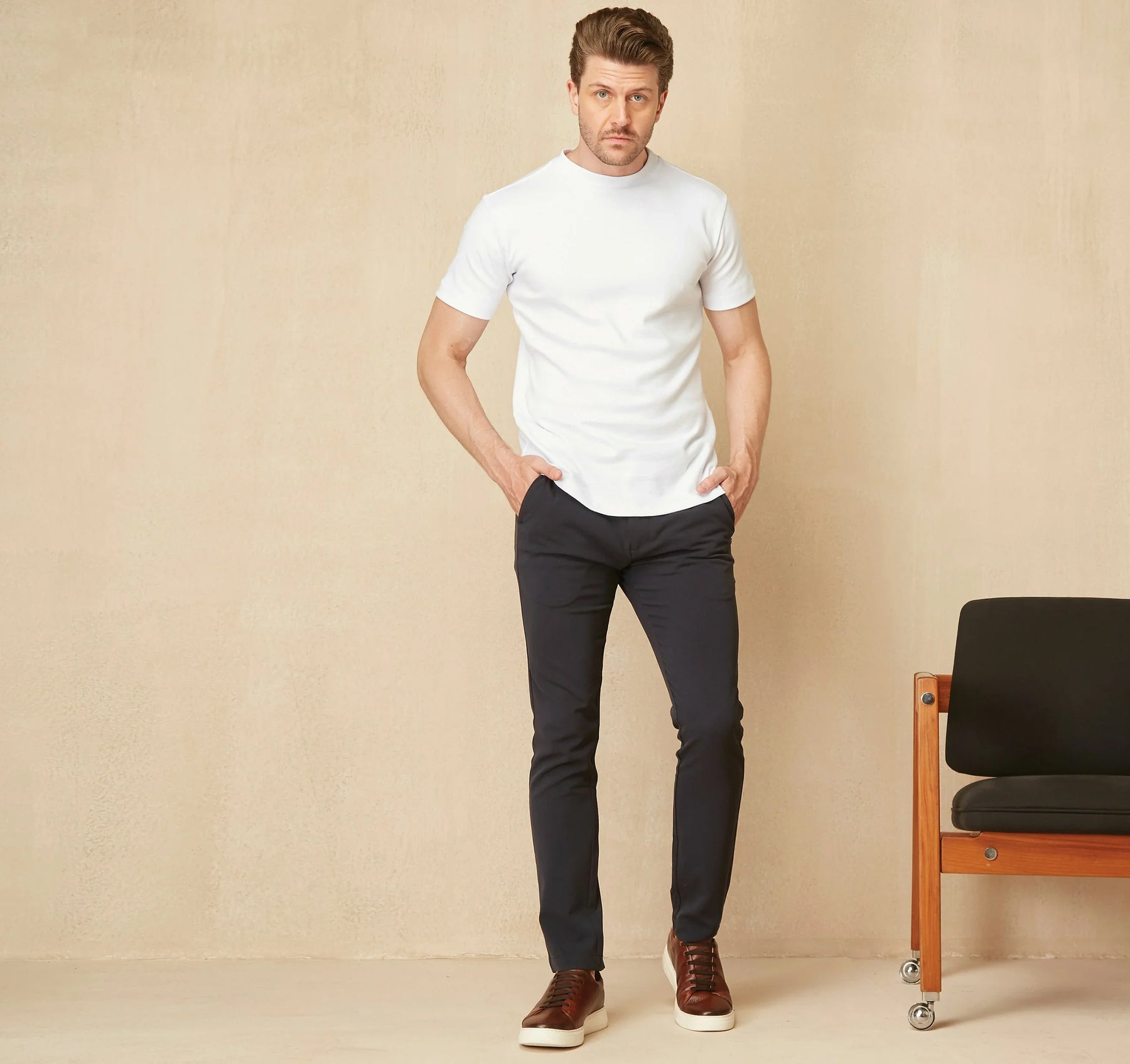 Tênis Slip-on em Couro Marrom - Nathan